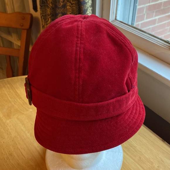 Scala Gatsby style red hat pre-owned condition - Picture 2 of 9